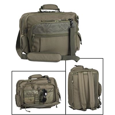 Tasche AVIATOR für Dokumente oder Laptop GRÜN