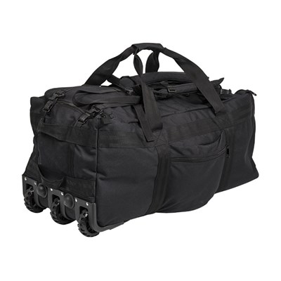 Tasche/Rucksack auf Rädern SCHWARZ