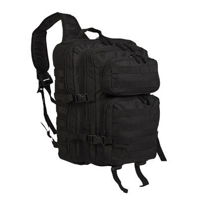 Rucksack ASSAULT groß one strap SCHWARZ