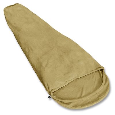 Einlage in Schlafsack FLEECE COYOTE BROWN