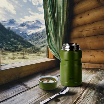 Thermosbehälter für Speisen 750 ml GRÜN NILS Camp 15-02-050 4