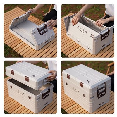 Faltbare Box mit Deckel 42 l SAND NILS Camp 15-03-602 6