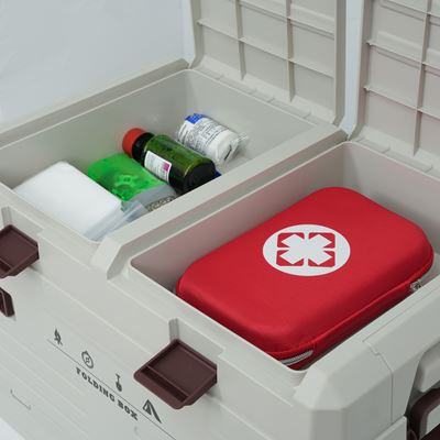 Faltbare Box mit Deckel 42 l SAND NILS Camp 15-03-602 2