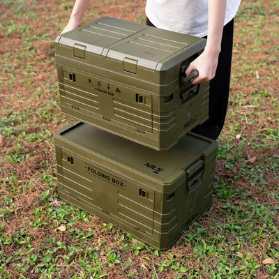 Faltbare Box mit Deckel 42 l GRÜN NILS Camp 15-03-603 5