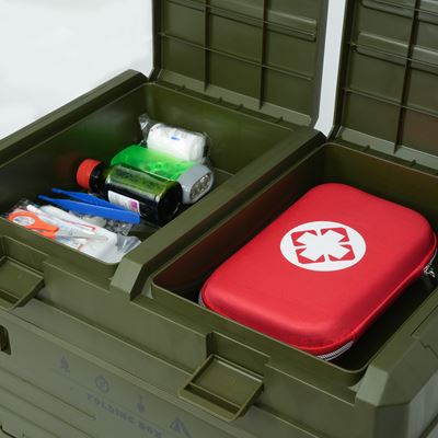 Faltbare Box mit Deckel 42 l GRÜN NILS Camp 15-03-603 10