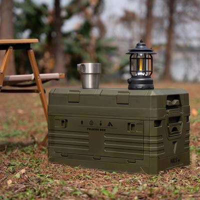Faltbare Box mit Deckel 42 l GRÜN NILS Camp 15-03-603 8