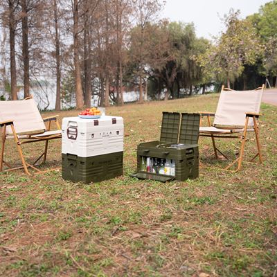 Faltbare Box mit Deckel 42 l GRÜN NILS Camp 15-03-603 6