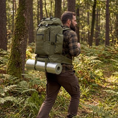 Schaumstoff-Isomatte mit ALU-Folie 190 × 60 × 1,2 cm GRÜN/ALU NILS Camp 15-05-408 5