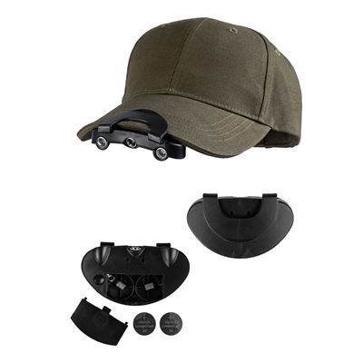 Taschenlampe 3 LED für Cap MIL-TEC® 15183200 3