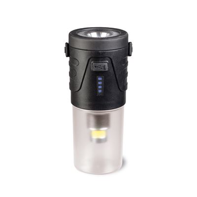 Lampe Wiederaufladbare 410 lm IPX 4 SCHWARZ MIL-TEC® 15196500 2