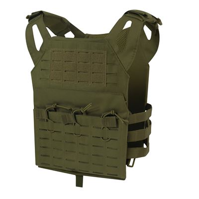 Plate Carrier LASER CUT MOLLE Plattenträger leicht GRÜN