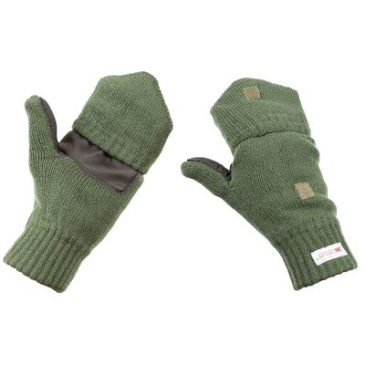 Handschuhe Fingerlos mit Überlappung GRÜN