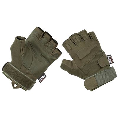 PROTECH taktische fingerlose Handschuhe OLIV