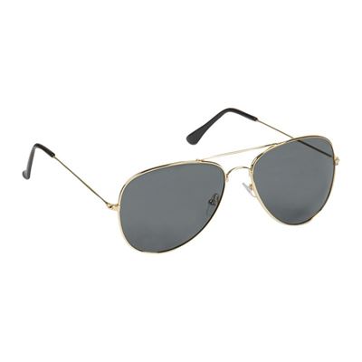 Sonnenbrille US PILOT GOLD mit Etui