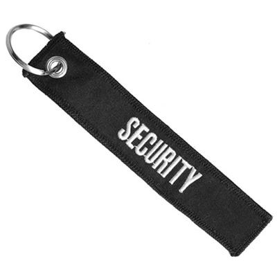Schlüsselanhänger 'SECURITY' SCHWARZ