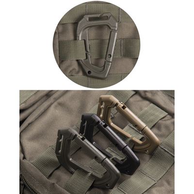 Karabiner MOLLE taktisch 2 St GRÜN