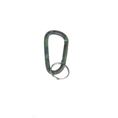 Karabiner mit Ring ALU 60 mm Camouflage