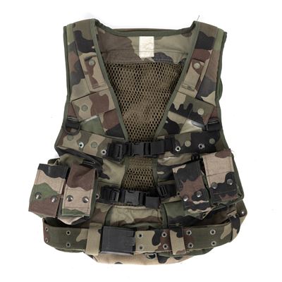 ASSAULT COMBAT Französische taktische Weste mit Taschen CCE TARN gebraucht