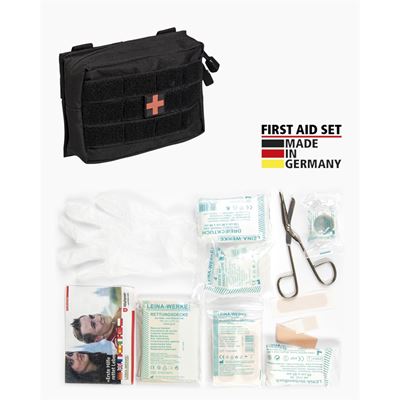 First Aid Kit SET PRO 25 "Leina" SCHWARZ