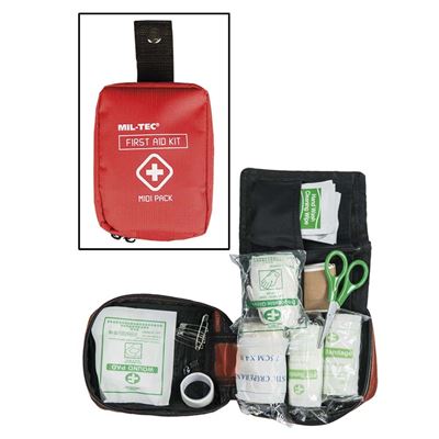 First Aid Kit druk MIDI ausgerüstet ROT