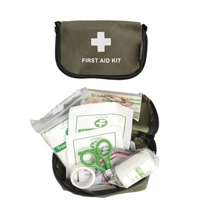 First Aid Kit mit Material klein mit Hülle GRÜN