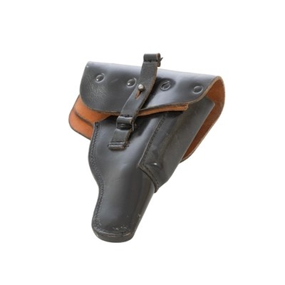 Pistolen Holster BW P1/P38 Leder SCHWARZ gebraucht