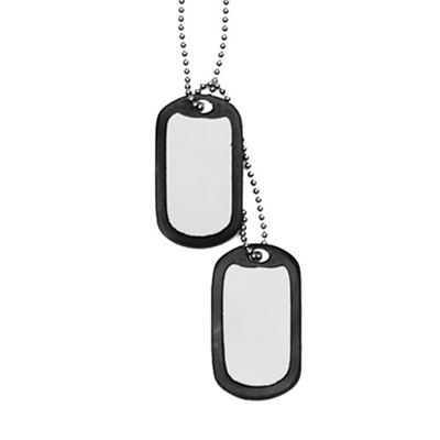 Dog Tags US "DOG TAG" mit Silencer SILBER