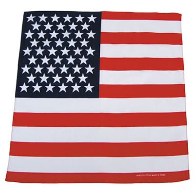 Tuch BANDANA 55x55 cm Flagge USA