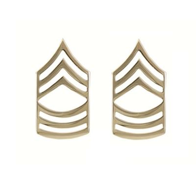 Anstecker Dienstgrad MASTER SERGEANT POLISHED GOLD