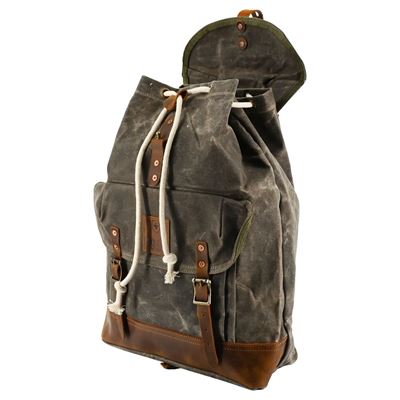 Schweizer Rucksack VINTAGE Wachs Bushcraft REPRO Schweizer Armee  173016 2
