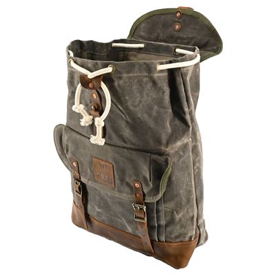 Schweizer Rucksack VINTAGE Wachs Bushcraft REPRO Schweizer Armee  173016 3