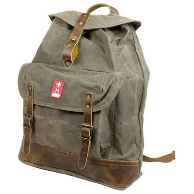 Schweizer Rucksack VINTAGE Wachs Bushcraft REPRO