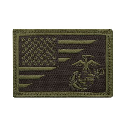 Patch Flagge USA/USMC Velcro GRÜN
