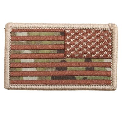 Aufnäher US Flagge revers 4,5 x 8,5 cm MULTICAM®