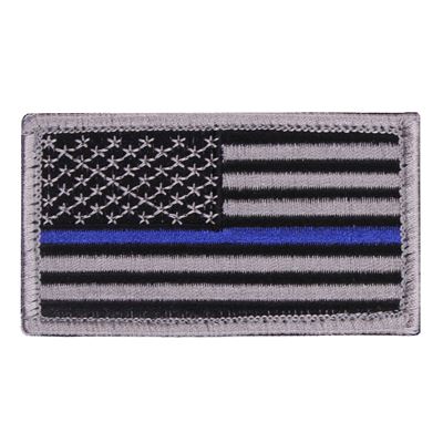 Patch US Flagge Thin Blue Line VELCRO