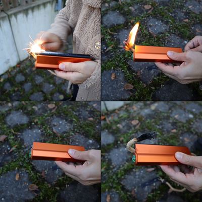 SURVIVAL Multifunktions-Feuerstarter ORANGE Origin Outdoors 179776 5