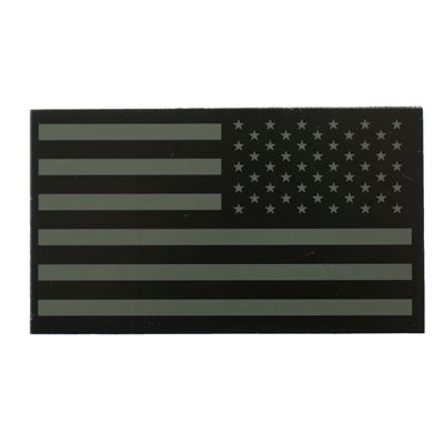 Patch IFF IR Flagge USA VELCRO revers GRÜN