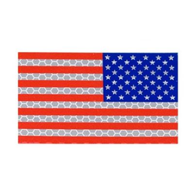 Patch IFF IR Flagge USA VELCRO revers BUNT