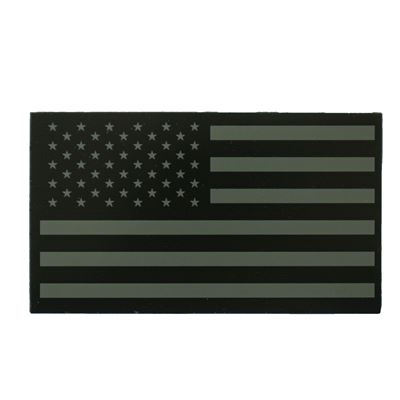 Patch IFF IR Flagge USA VELCRO GRÜN