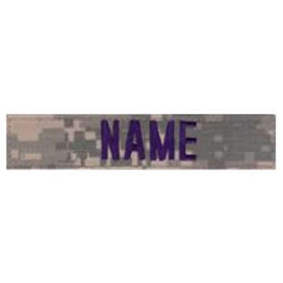 Patch "NAME" blaue Schrift VELCRO ACU DIGITAL