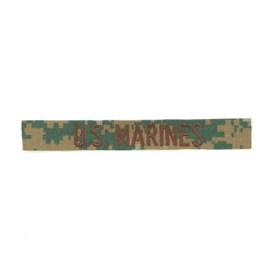 Patch "U.S MARINES" MARPAT brauner Faden WOODLAND