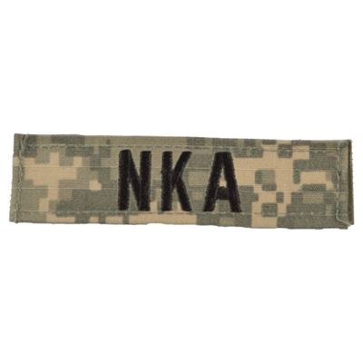 Patch Blutgruppe NKA VELCRO ACU DIGITAL