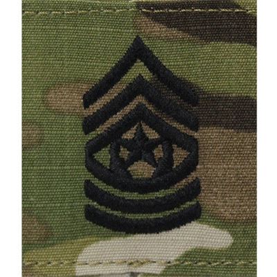 Patch Dienstgrad Command  Sergeant Major E9 VELCRO OCP®