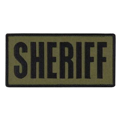 Patch SHERIFF 15,2 x 7,6 cm SCHWARZ