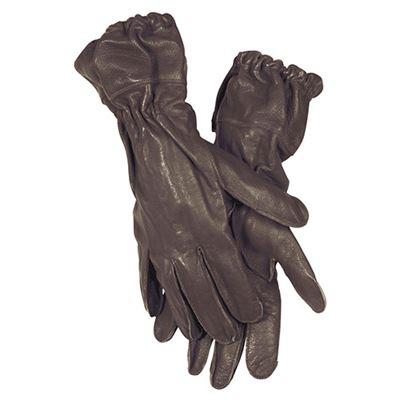 Handschuhe LW FJ Leder BRAUN Imitat
