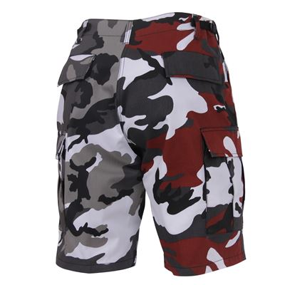 Shorts zweifarbig BDU RED/CITY CAMO