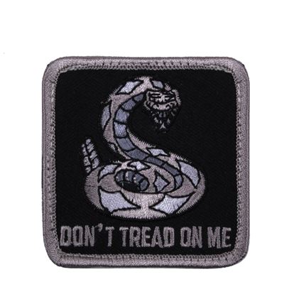 Patch DON´T TREAD ON ME Velcro SCHWARZ