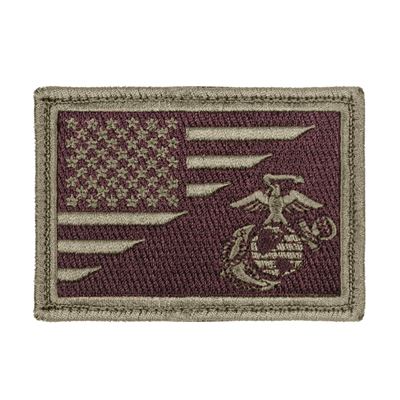 Patch Flagge USA/USMC Velcro