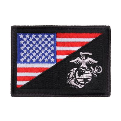 Patch Flagge USA/USMC Velcro BUNT