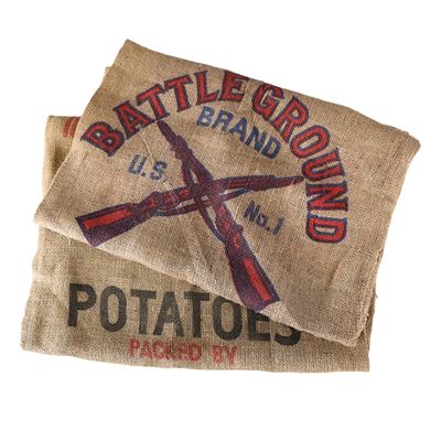 Originaler Kartoffelsack aus dem Zweiten Weltkrieg gebraucht